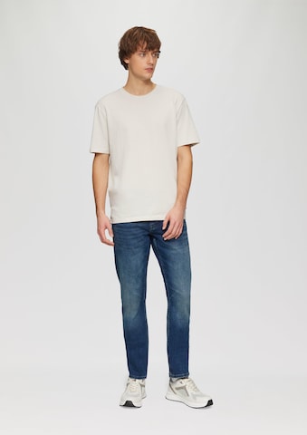 Coupe slim Jean 'Rick' QS en bleu : devant