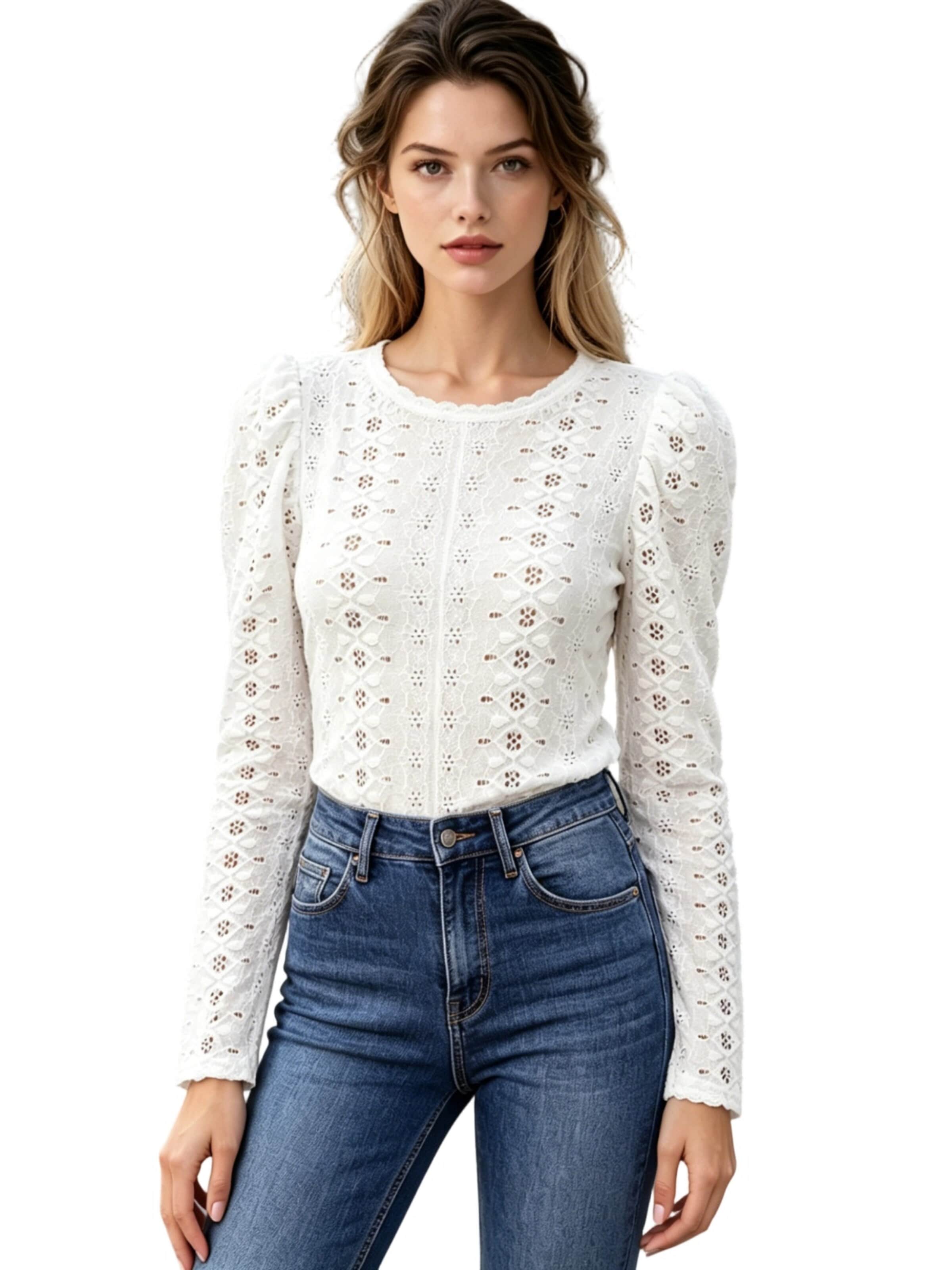 Yesfashion Shirt in White: front