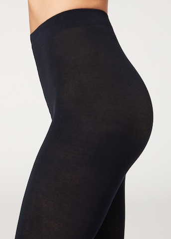 CALZEDONIA Tights in Blue