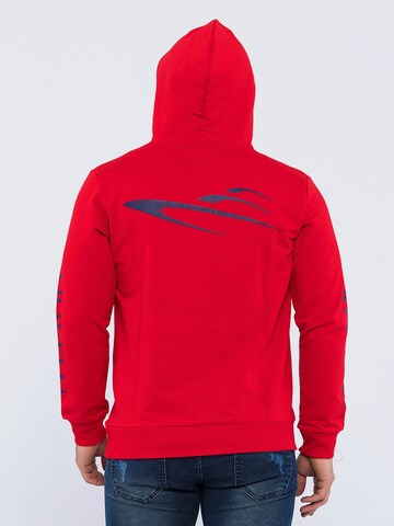 Edoardo Caravella Sweatshirt 'Abram' in Red