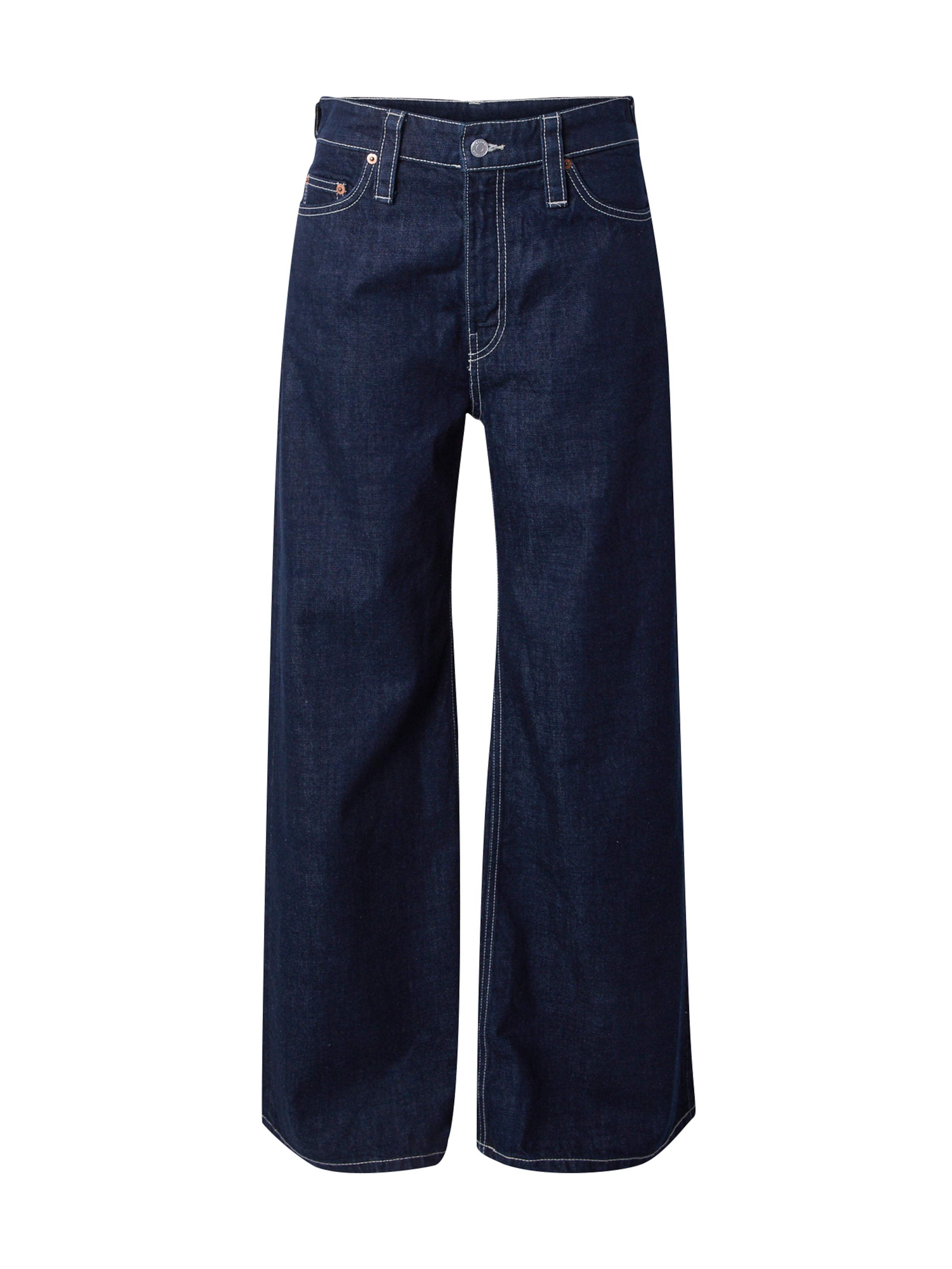 WEEKDAY Wide Leg Farkut 'Duchess' värissä sininen: etupuoli