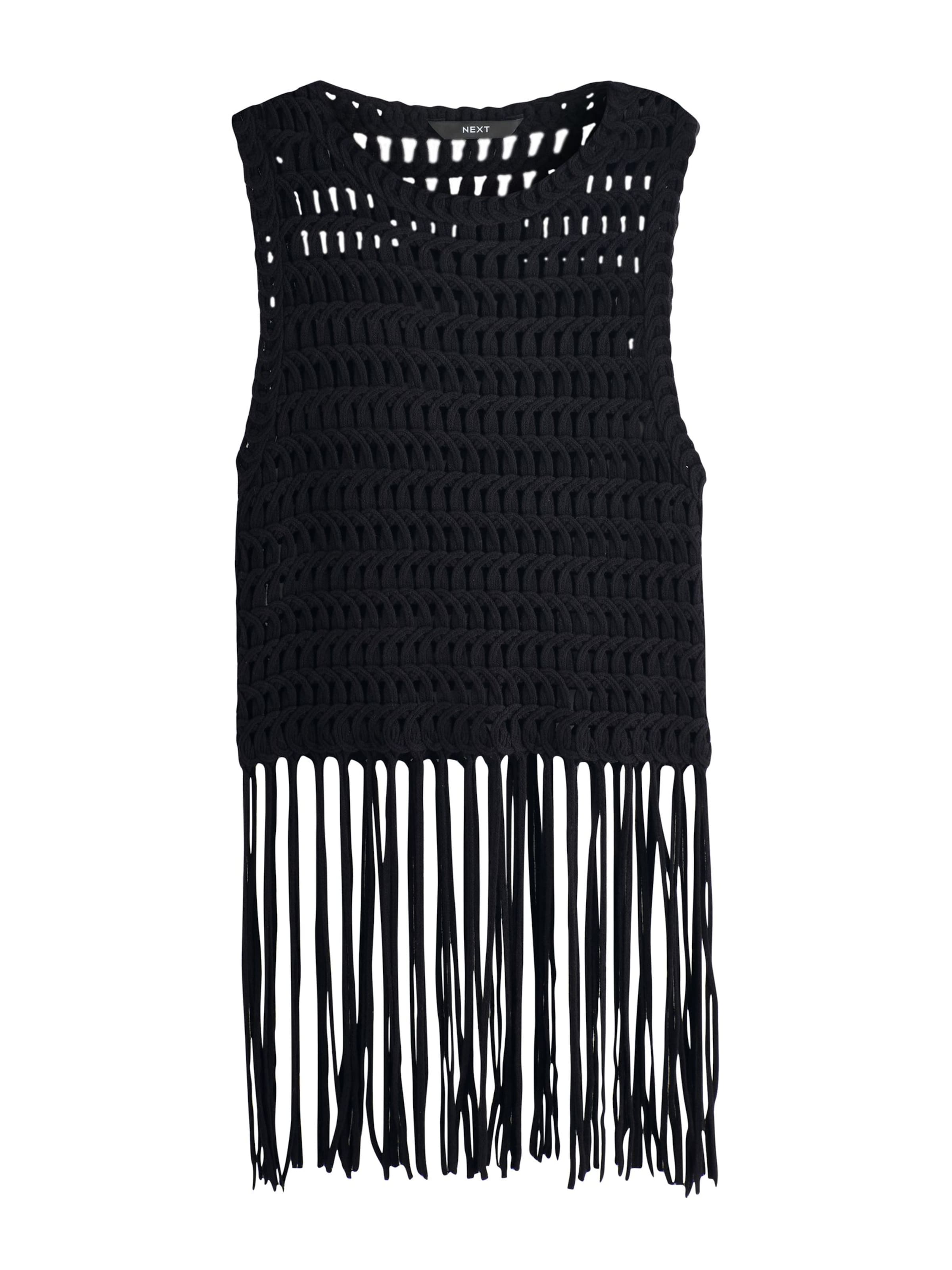 Tops en tricot Next en noir : devant