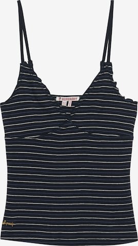 Superdry & Co Top 'Essentials' in Blau: Vorderseite