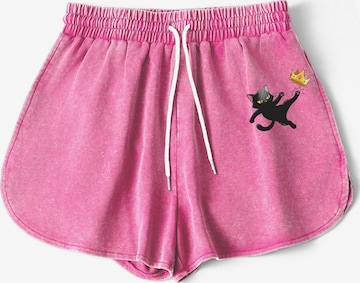 GORHEY Loosefit Hose in Pink: Vorderseite