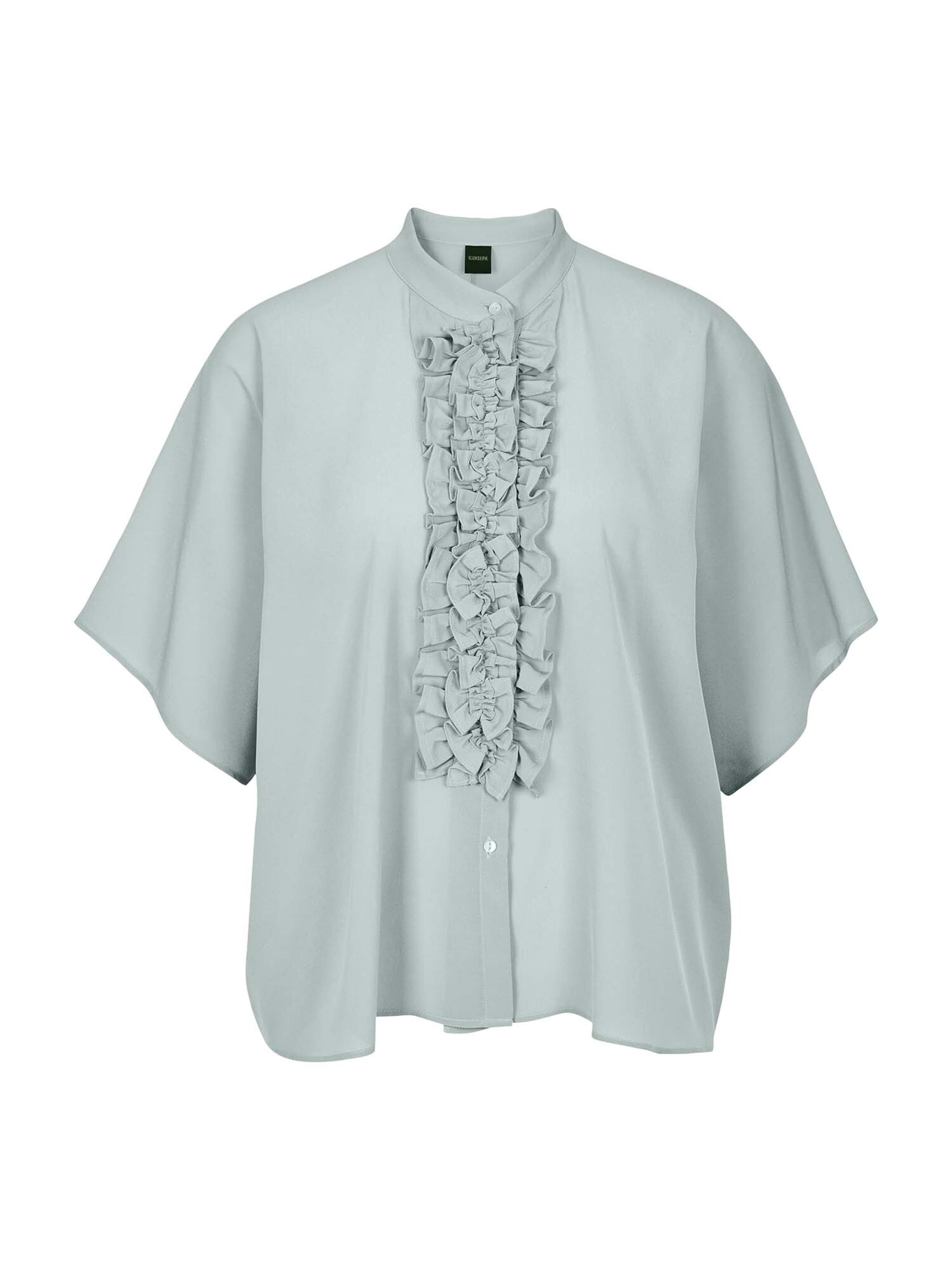 MADELEINE Blouse in Groen: voorkant