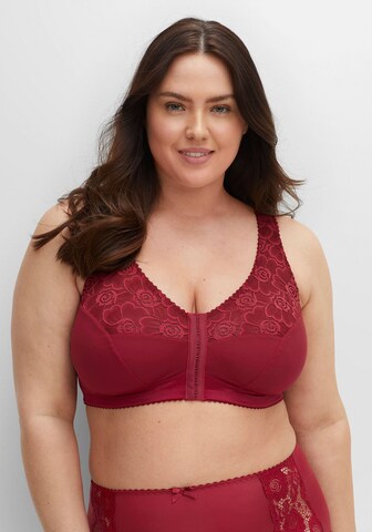 Soutien-gorge SHEEGO en rouge : devant