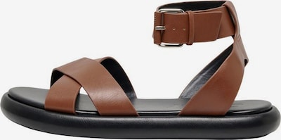 Sandalai iš ONLY, spalva – ruda, Prekių apžvalga