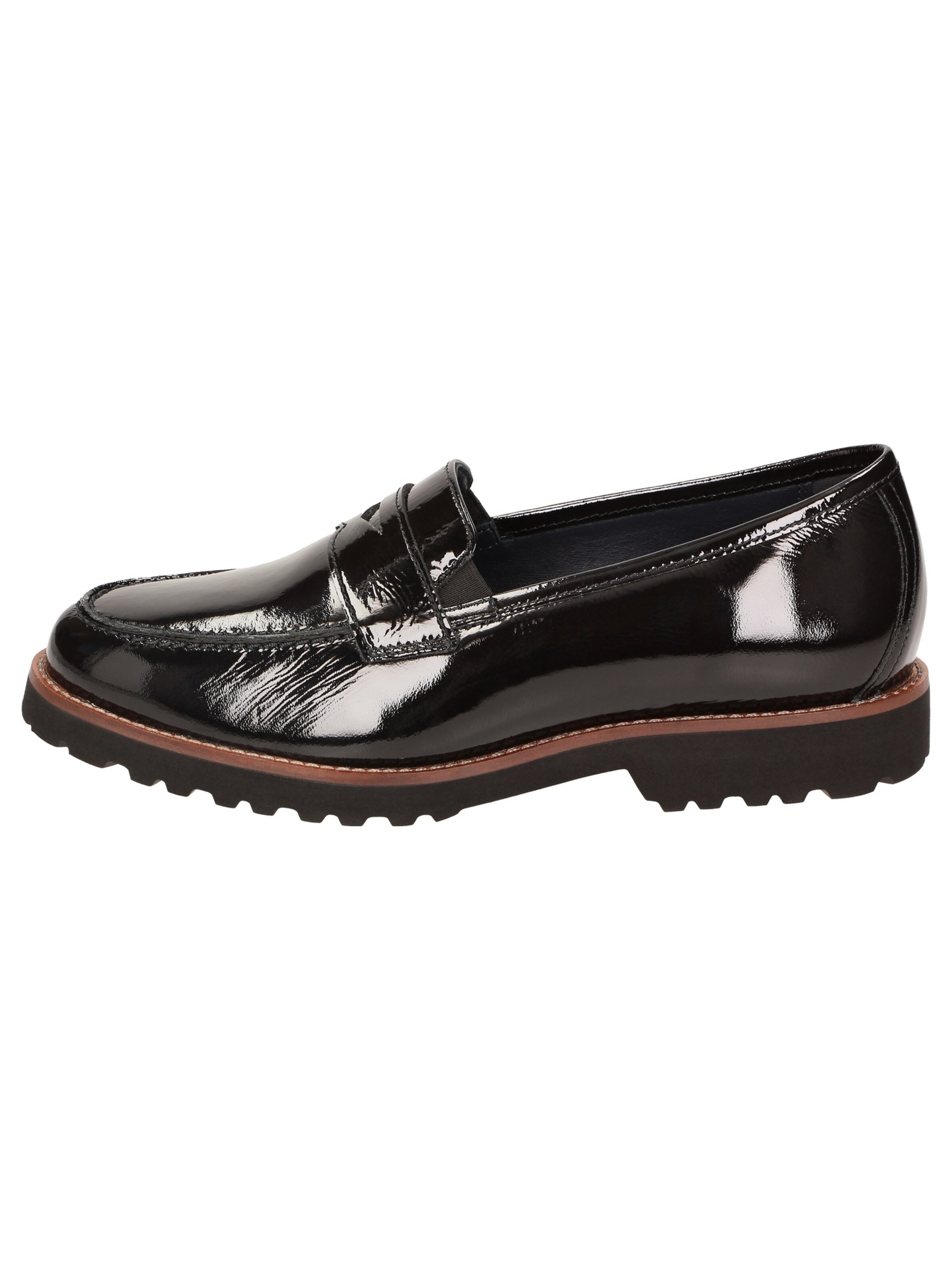 SIOUX Instappers 'Meredith' in Zwart