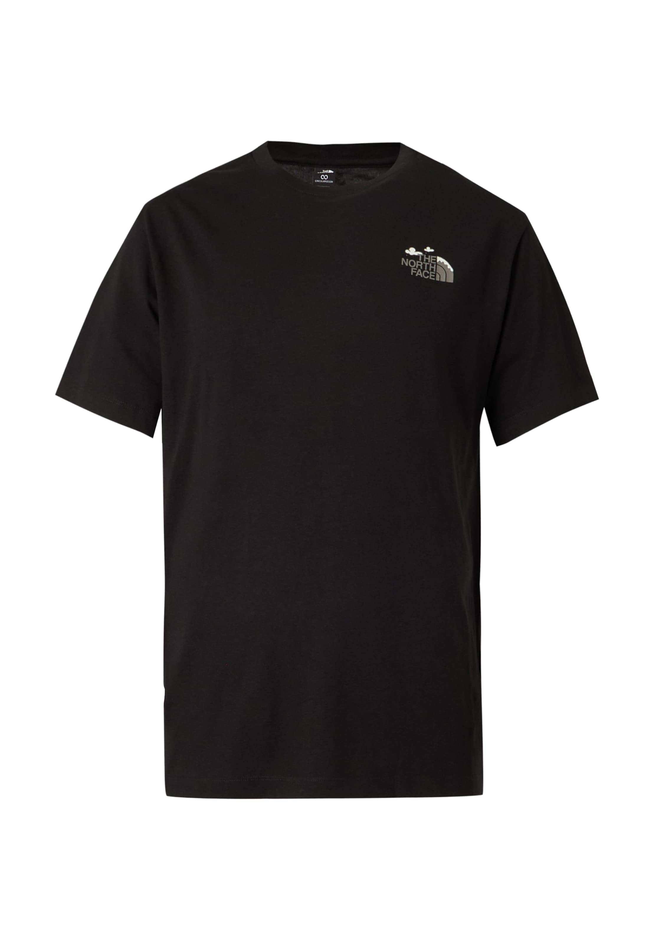 Maglietta 'NAT HIGH SOCIETY' in XS THE NORTH FACE di colore grigio / nero / bianco, Visualizzazione prodotti