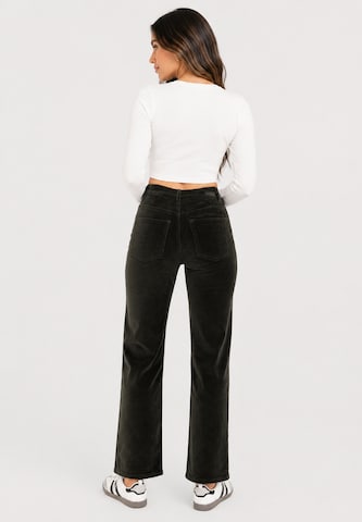 Regular Pantalon Elara en vert