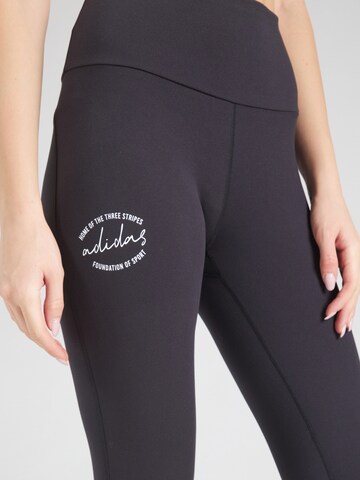 ADIDAS SPORTSWEAR Skinny Sporthose 'BLUV Q3' in Schwarz