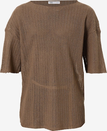 VAMOS CLO Μπλουζάκι 'Lobelia' σε καφέ: μπροστά