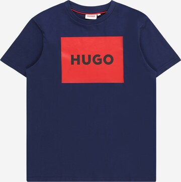 T-Shirt HUGO en bleu : devant