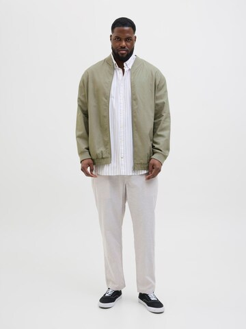 Veste mi-saison Jack & Jones Plus en vert
