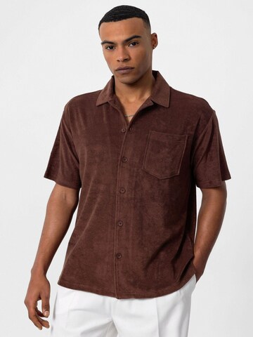 Antioch Regular fit Button Up Shirt in Brown