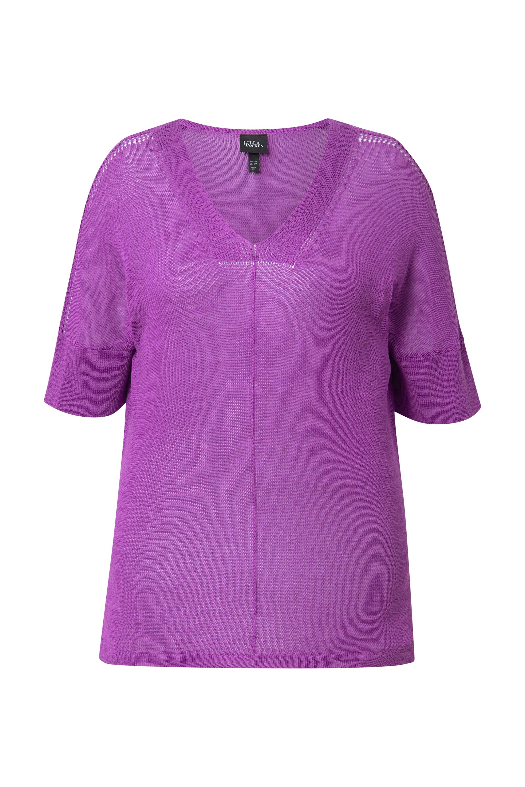 Ulla Popken Sweater in Purple: front