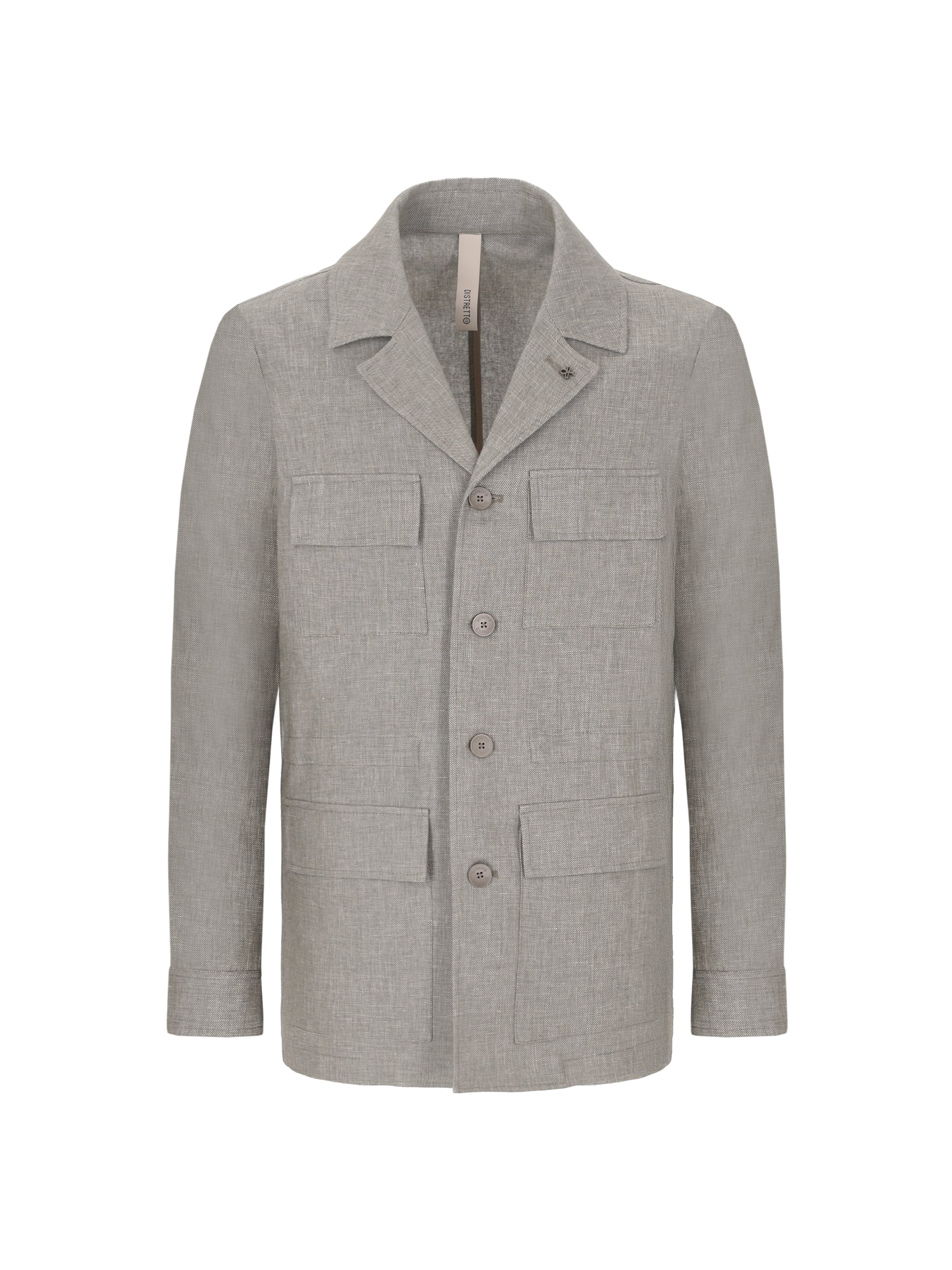 Distretto12 Between-season jacket 'Certo' in Green: front