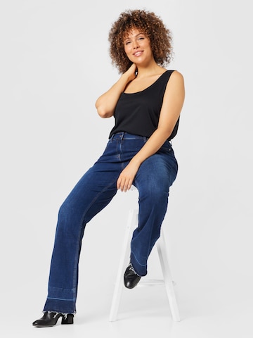 Persona by Marina Rinaldi Flared Jeans 'INES' i blå