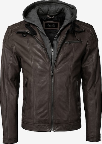 JCC Lederjacke in Braun: Vorderseite