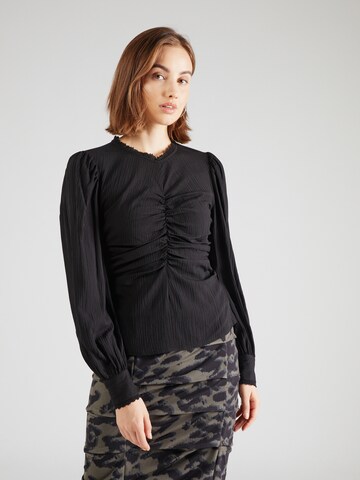 A-VIEW Blouse 'Selene' in Black: front