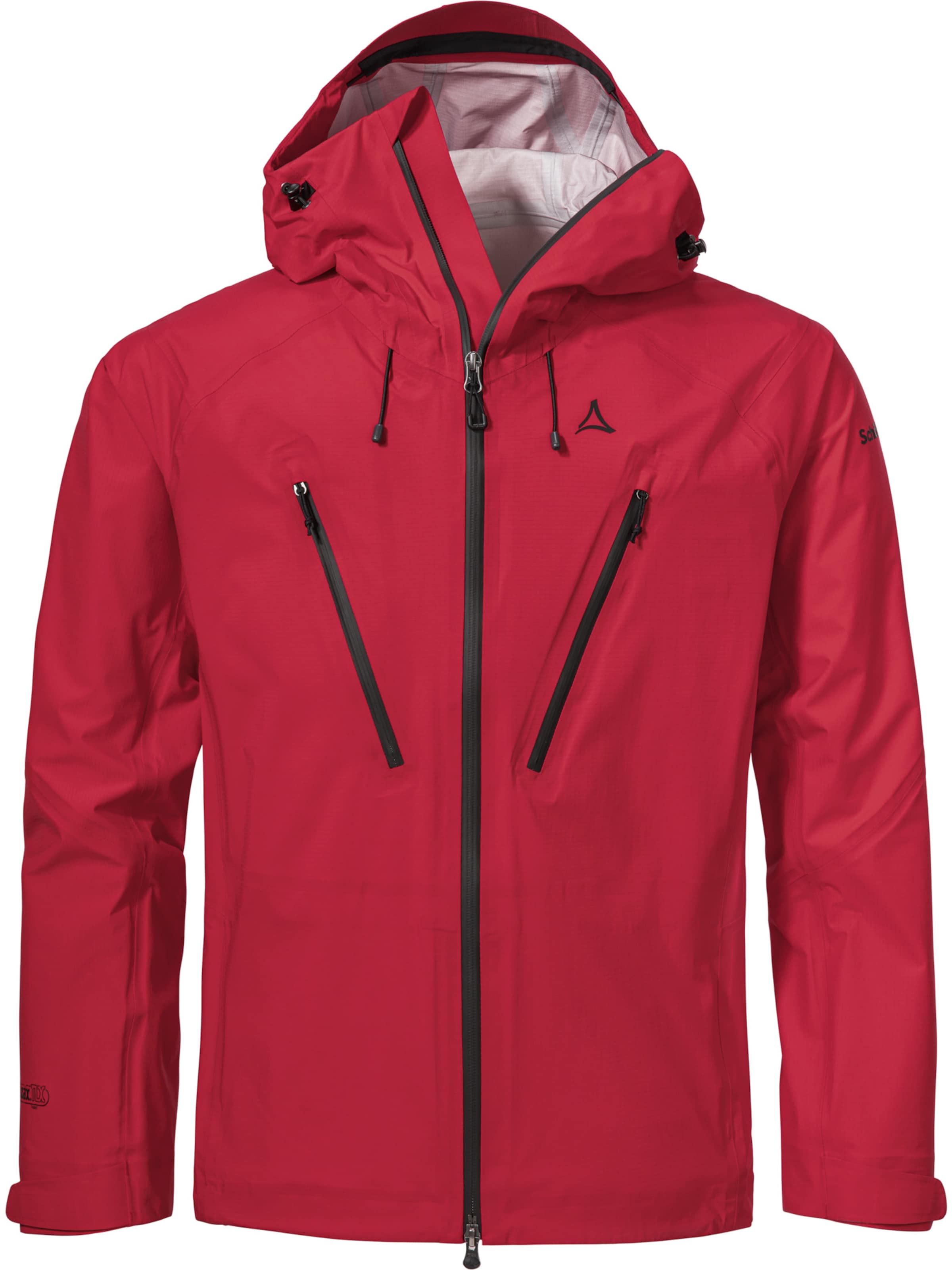 Veste outdoor 'Blaueis' Schöffel en rouge : devant