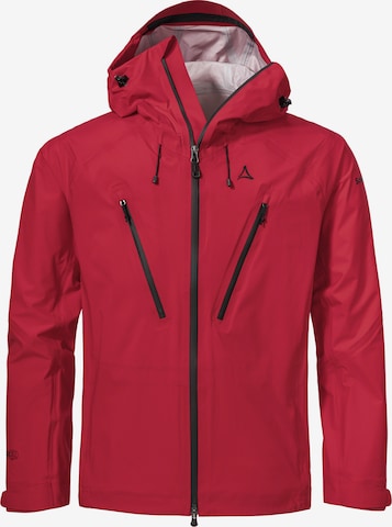 Veste outdoor 'Blaueis' Schöffel en rouge : devant
