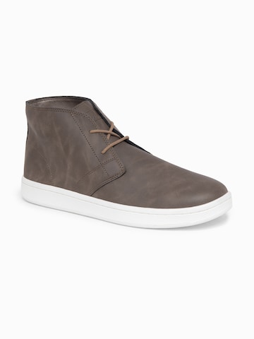 Ombre Sneakers hoog in Bruin