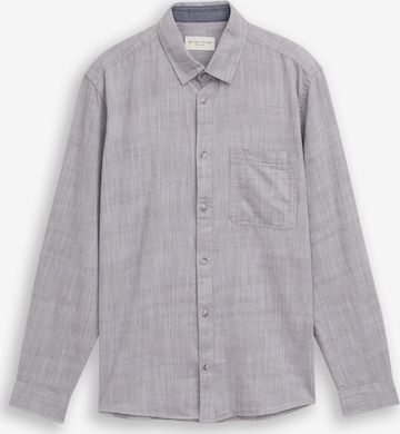 TOM TAILOR Overhemd in Grijs: voorkant