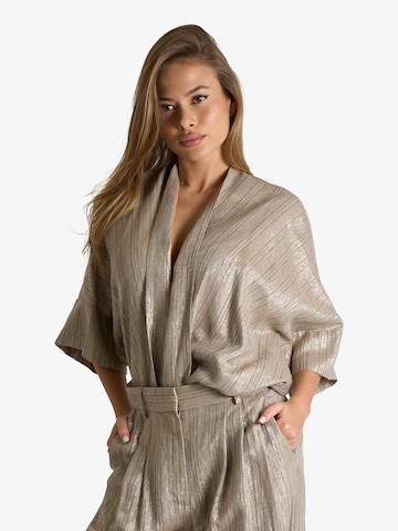 Ottod’Ame - Blusa em bege: frente