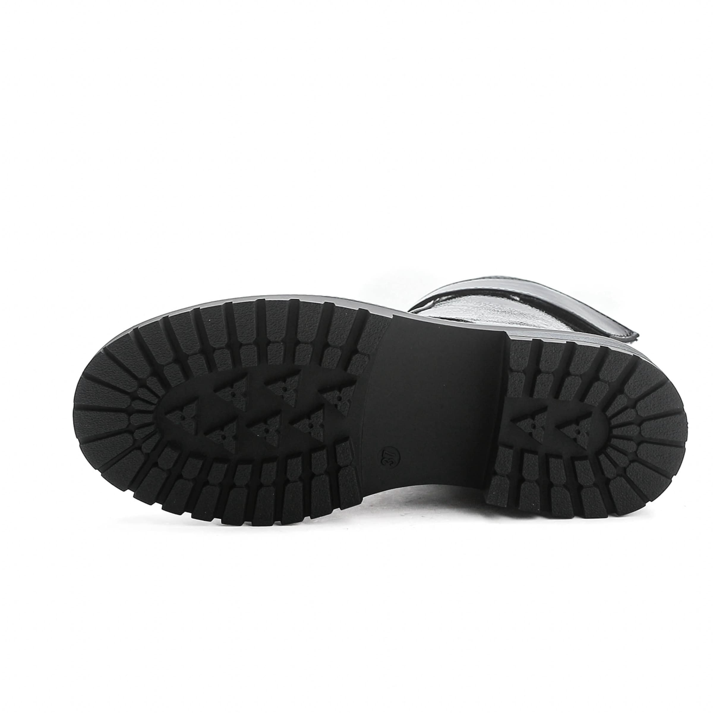 Bottines à lacets Elara en noir