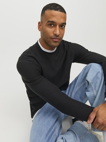 JACK & JONES Sweater in Black