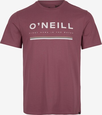 T-Shirt O'NEILL en rouge : devant