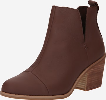 Ankle boots 'EVERLY' di TOMS in marrone: frontale