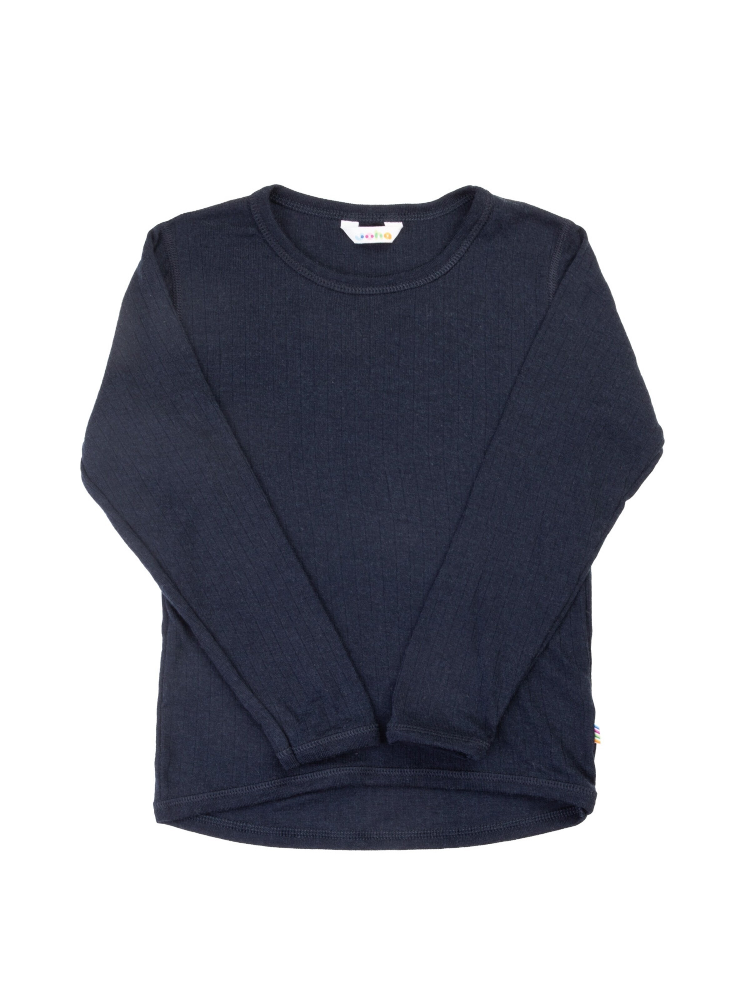 JOHA Shirt 'Langarmshirt aus Merinowolle'‌‌‌‌‌‌ in Blau: Vorderseite