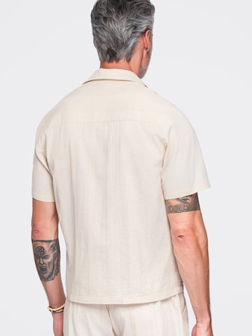 Ombre Regular fit Overhemd in Beige