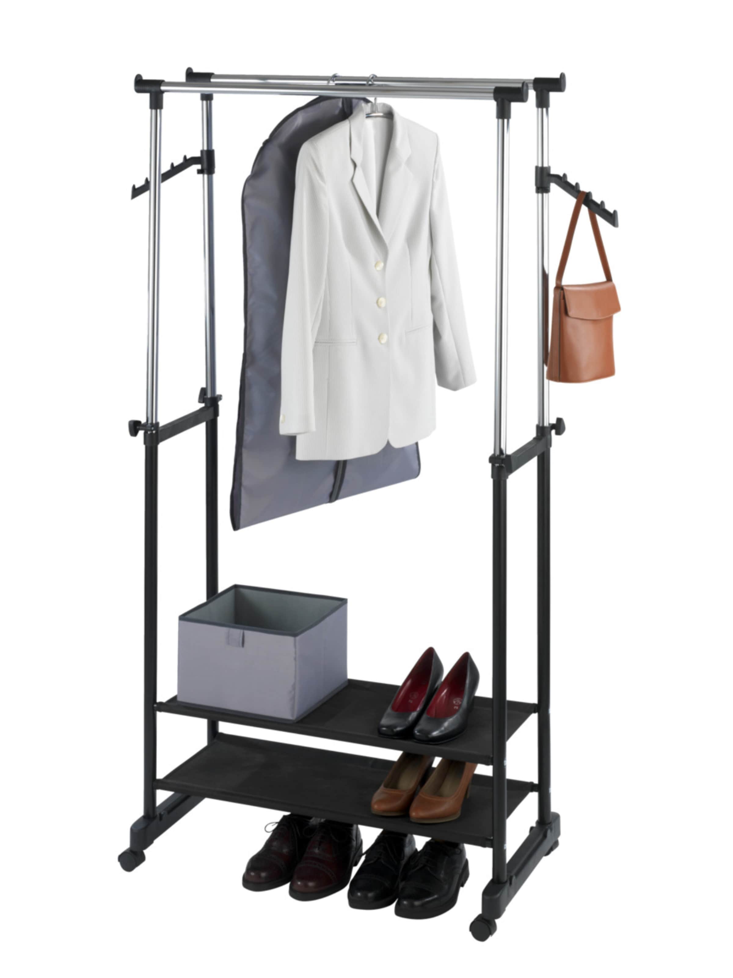 Wenko Kleiderständer 'All In' in Schwarz