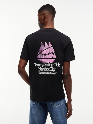 T-Shirt 'SAILBOAT' Tommy Jeans en noir