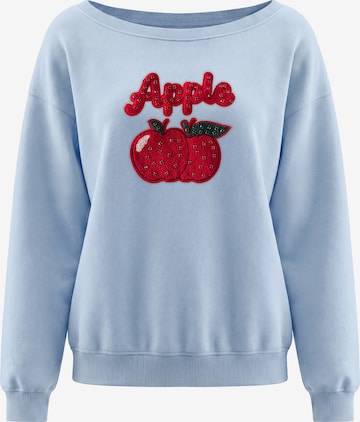 Sweat-shirt MYMO en bleu : devant