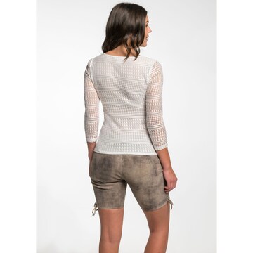 Blouse folklorique 'Edmea' SPIETH & WENSKY en blanc