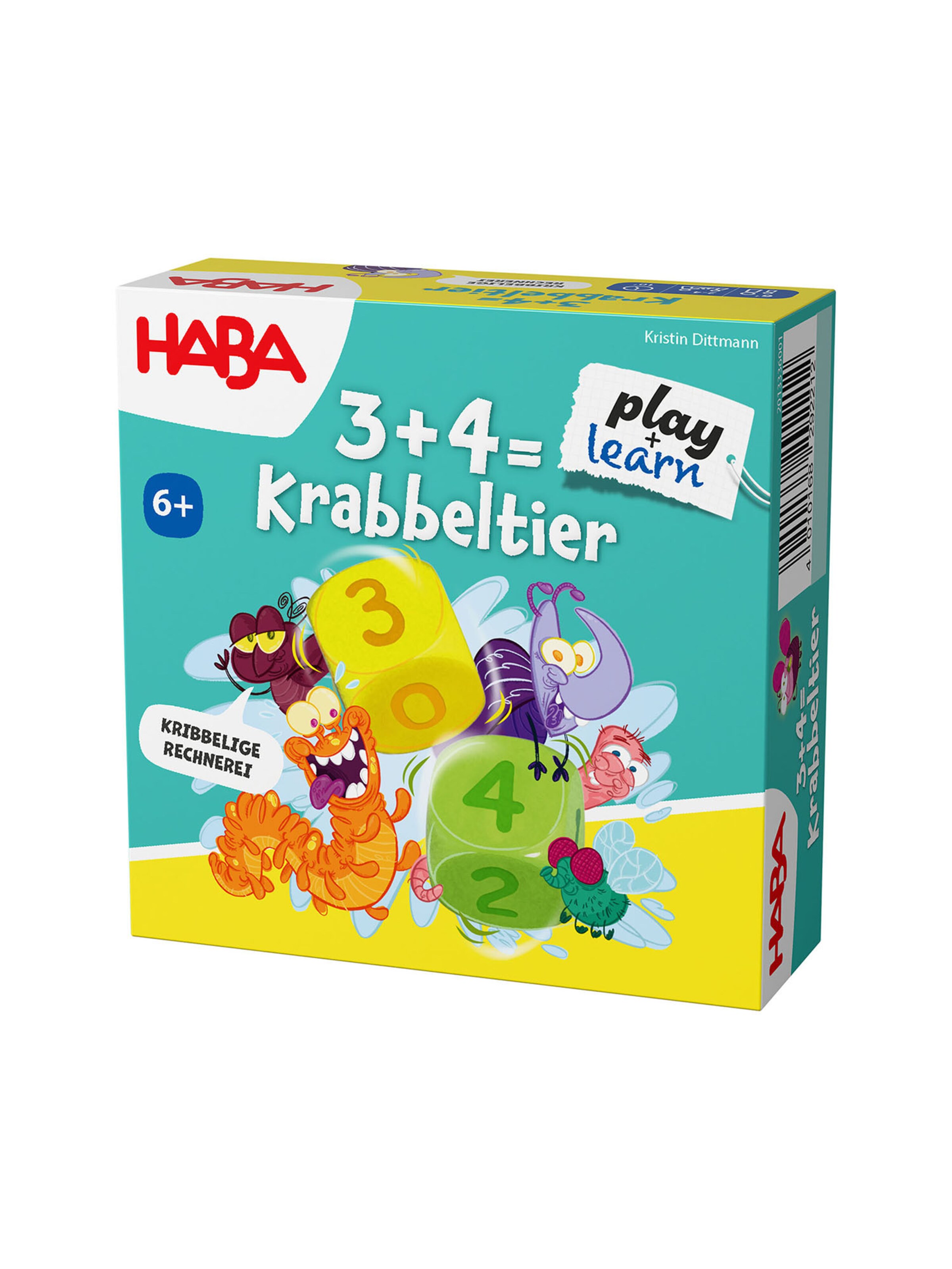 HABA Spel ' Spielerisches Lernen von Buchstaben & Rechnen ' in Gemengde kleuren