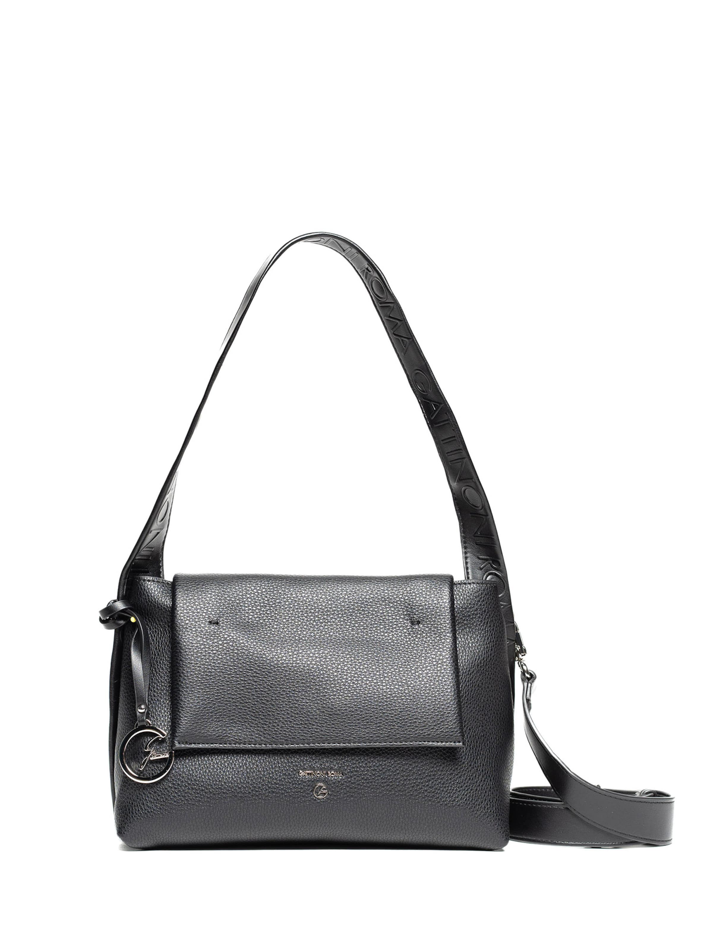 Sac bandoulière Gattinoni en noir : devant