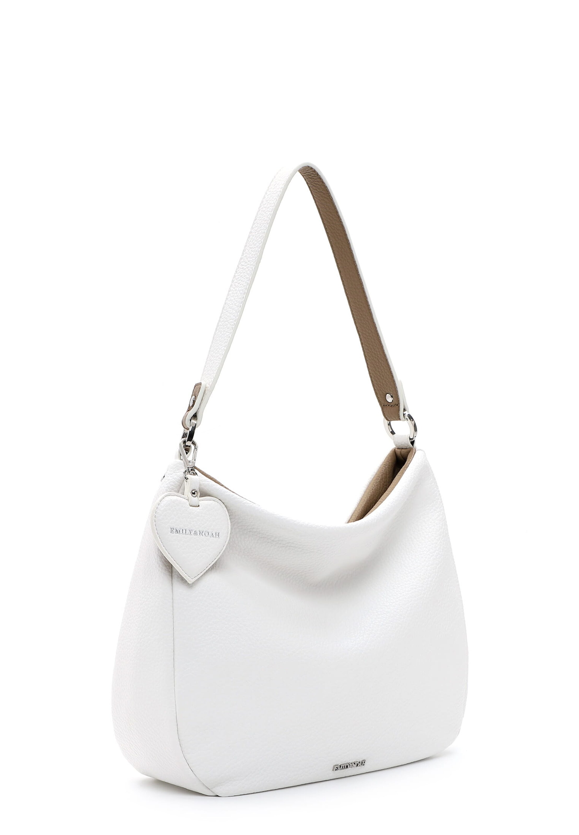 Borsa a sacco 'Enie' di Emily & Noah in bianco