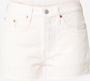 Jean '501® Original Short' LEVI'S ® en blanc : devant