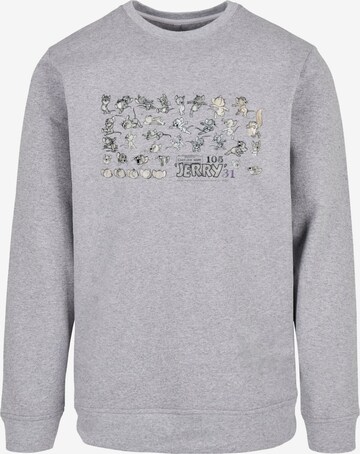 ABSOLUTE CULT Sweatshirt 'Tom and Jerry - Jerry Cartoon Dept' in Grijs: voorkant