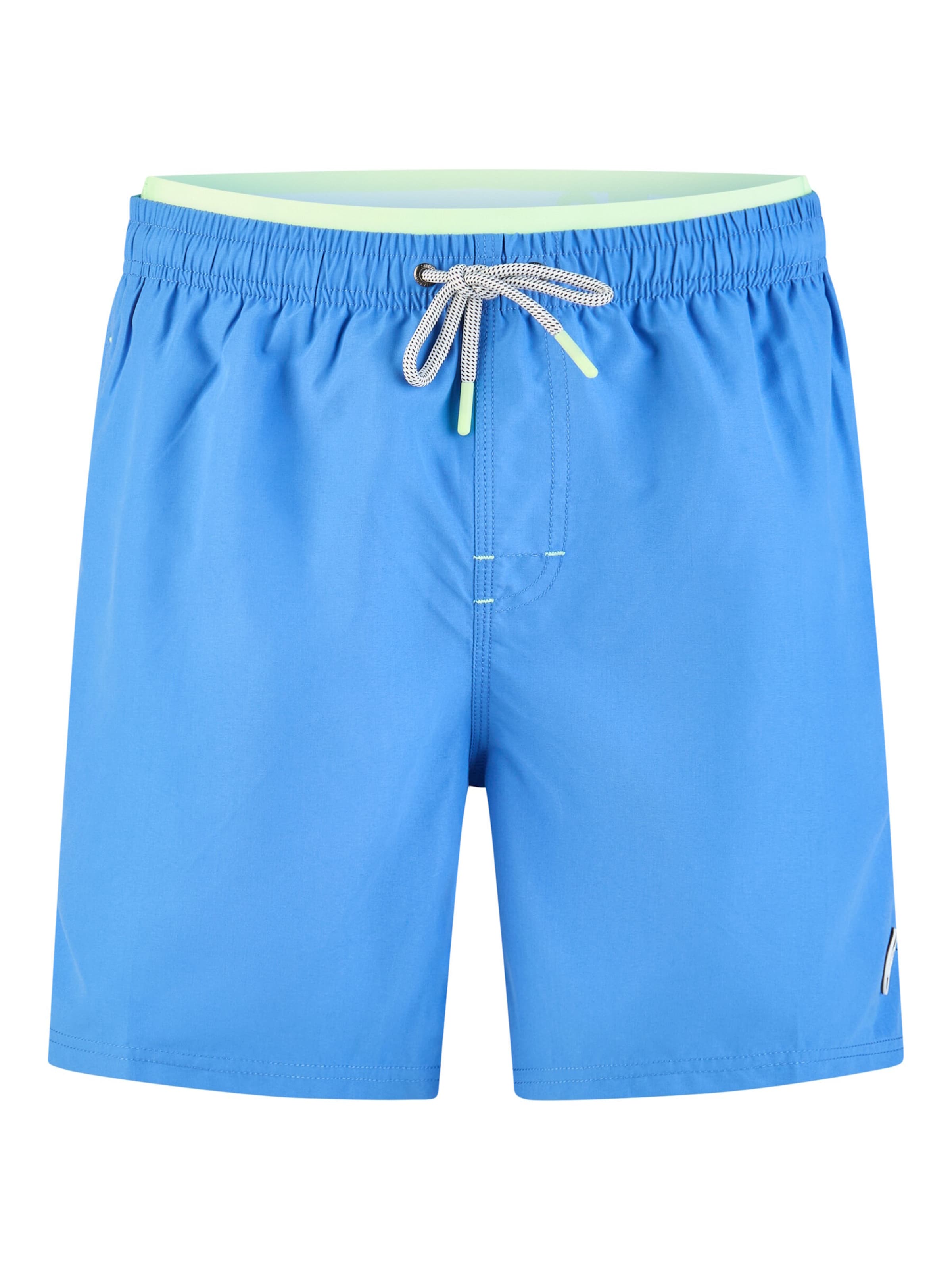 Happy Shorts Swimming shorts 'Double Waistband' in Blue: front