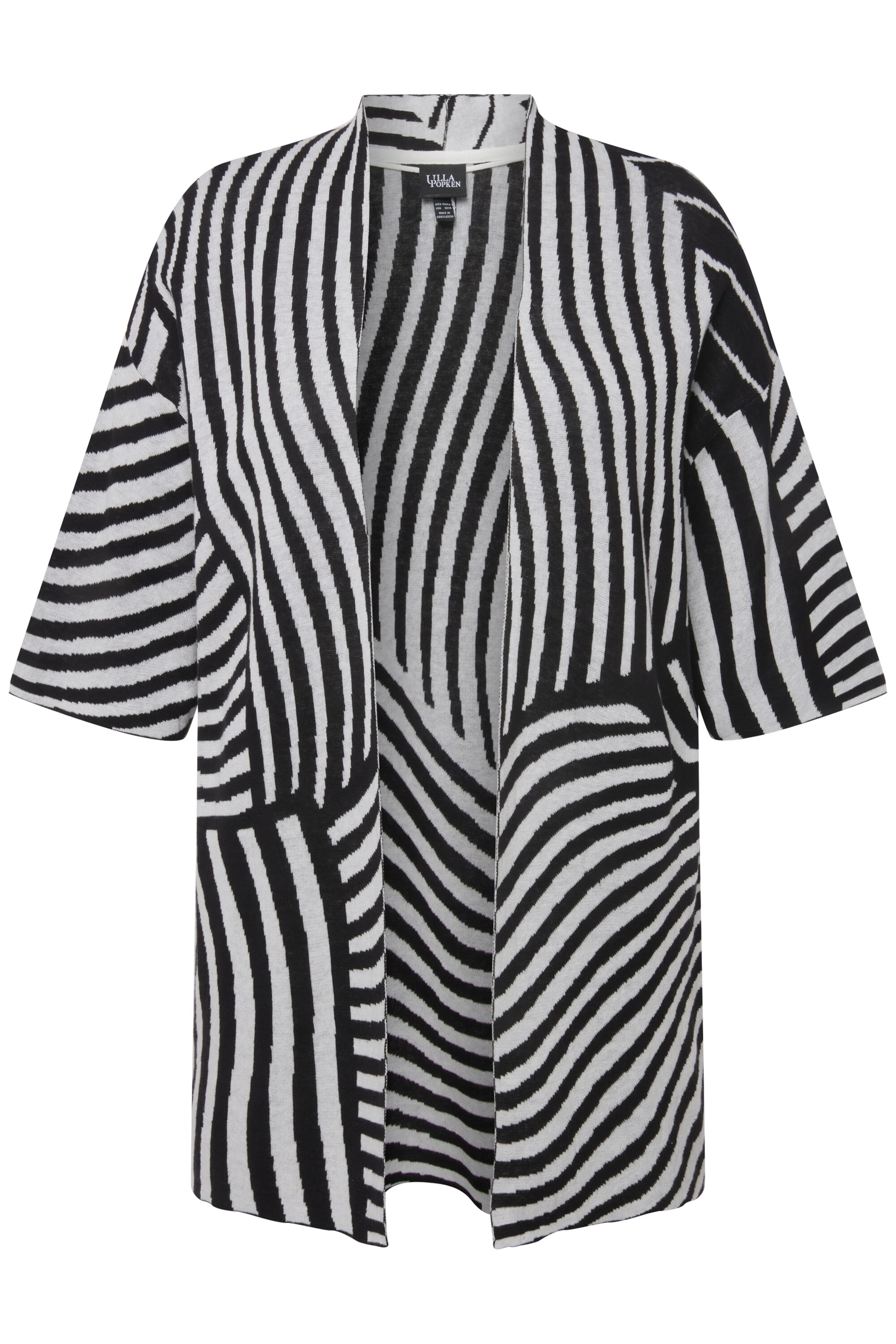 Cardigan Ulla Popken en mélange de couleurs : devant