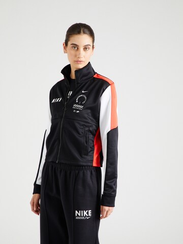 Nike Sportswear Jacke in Schwarz: Vorderseite