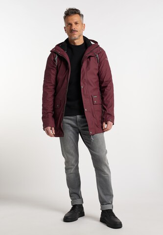 Schmuddelwedda Between-Seasons Parka in Red