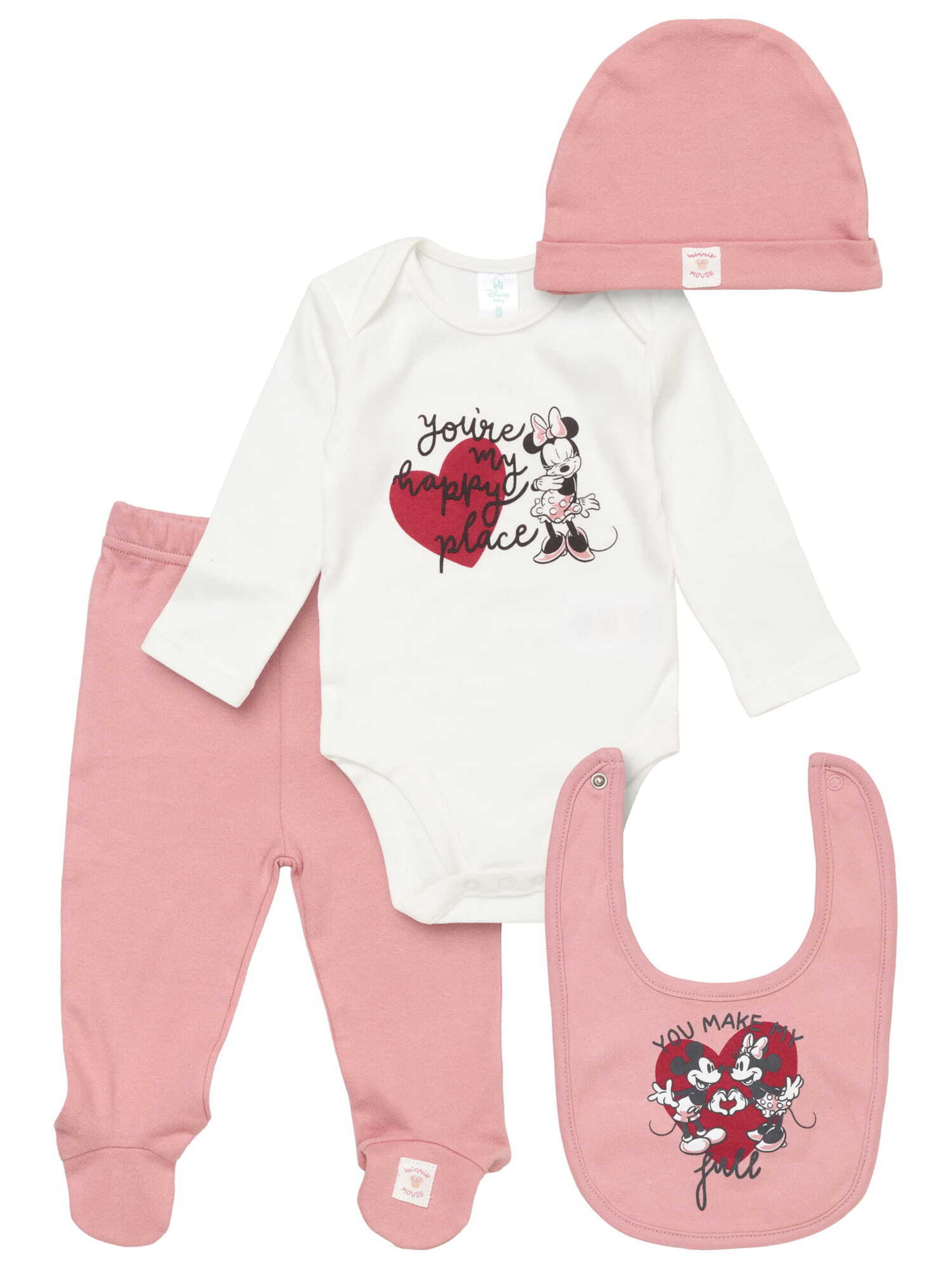 DISNEY Set 'Mickey & Minnie' in Pink: front