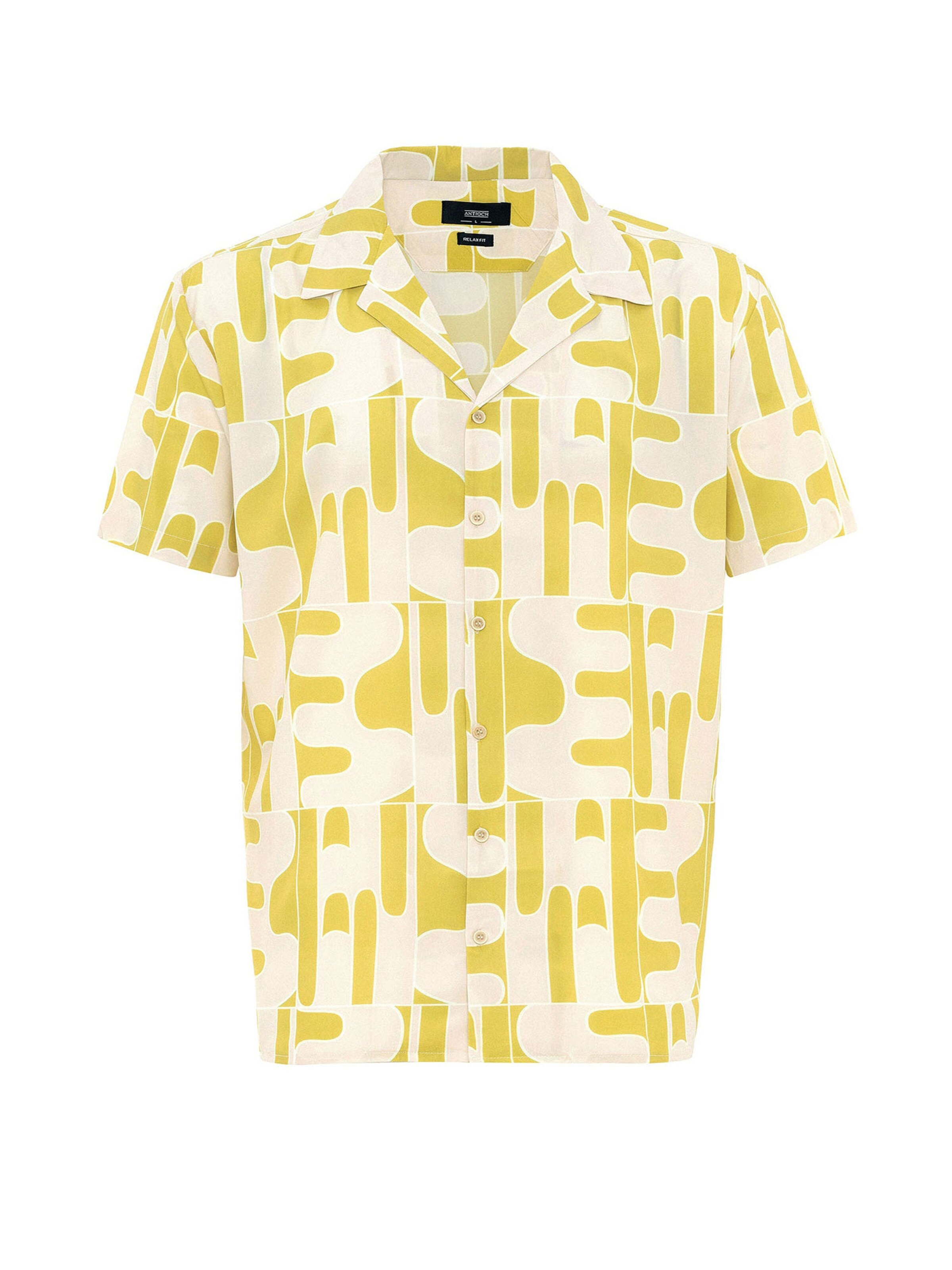 dzeltens Antioch Standarta piegriezums Krekls: no priekšpuses